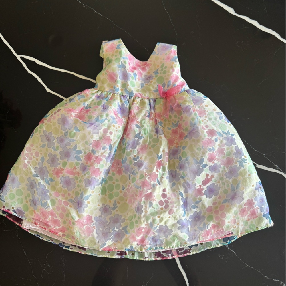 George‎ Pink and White Toddler Dress